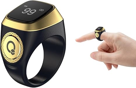 Image of Smart Tasbih Zikr Ring - Digital Electronic Tally Counter for Muslim Islamic Prayer (Random Color)
