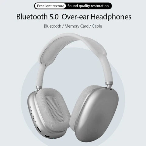 Wireless Bluetooth Headphones Adjustable Over-the-ear Stereo Headset