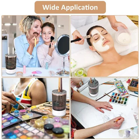 Efficient Electric Makeup Brush Cleaner Machine
