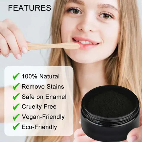 Image of Teeth Whitening Charcoal Powder (organic) Charcoal (30g)