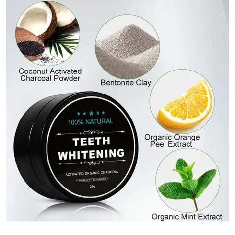 Image of Teeth Whitening Charcoal Powder (organic) Charcoal (30g)