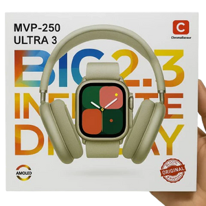 Hiwatch Ultra Mvp-250 Smartwatch With Wireless Headphones Combo