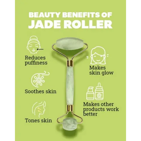 Image of Jade Roller + 24k Gold Serum : Pack of 2