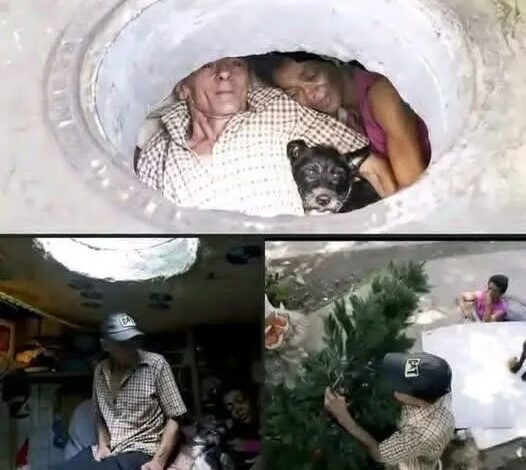 THE HEARTBREAKING REALITY OF THE COUPLE LIVING IN A CONCRETE PIPE WHILE THE WORLD RUSHES PAST THEM