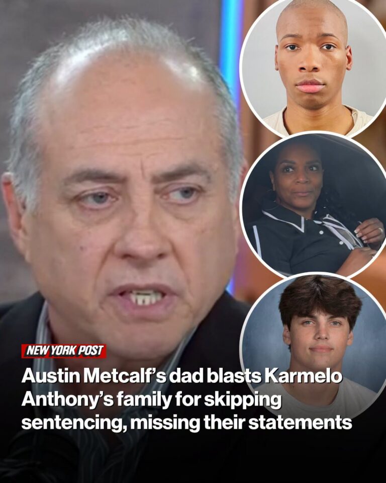 Austin Metcalf’s dad blasts Karmelo Anthony’s family for skipping sentencing, missing their statements
