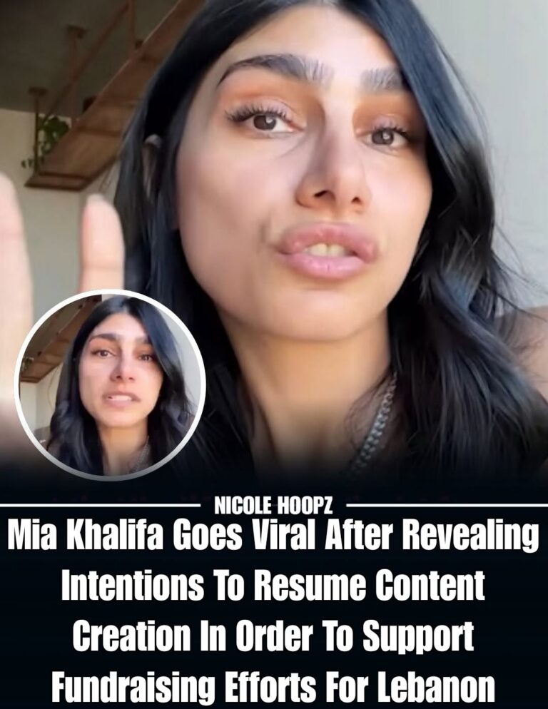 Mia Khalifa Sparks Online Buzz Amid Claims of Return to Content Creation for Lebanon Fundraising Efforts