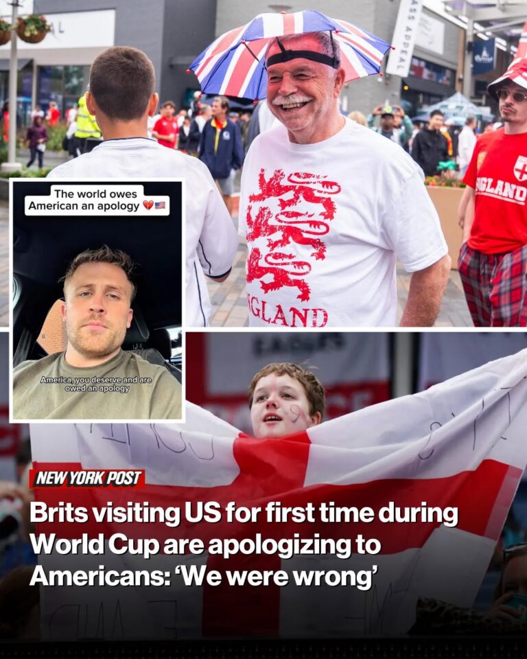Brits visiting US for first time during World Cup are apologizing to Americans: ‘We were wrong