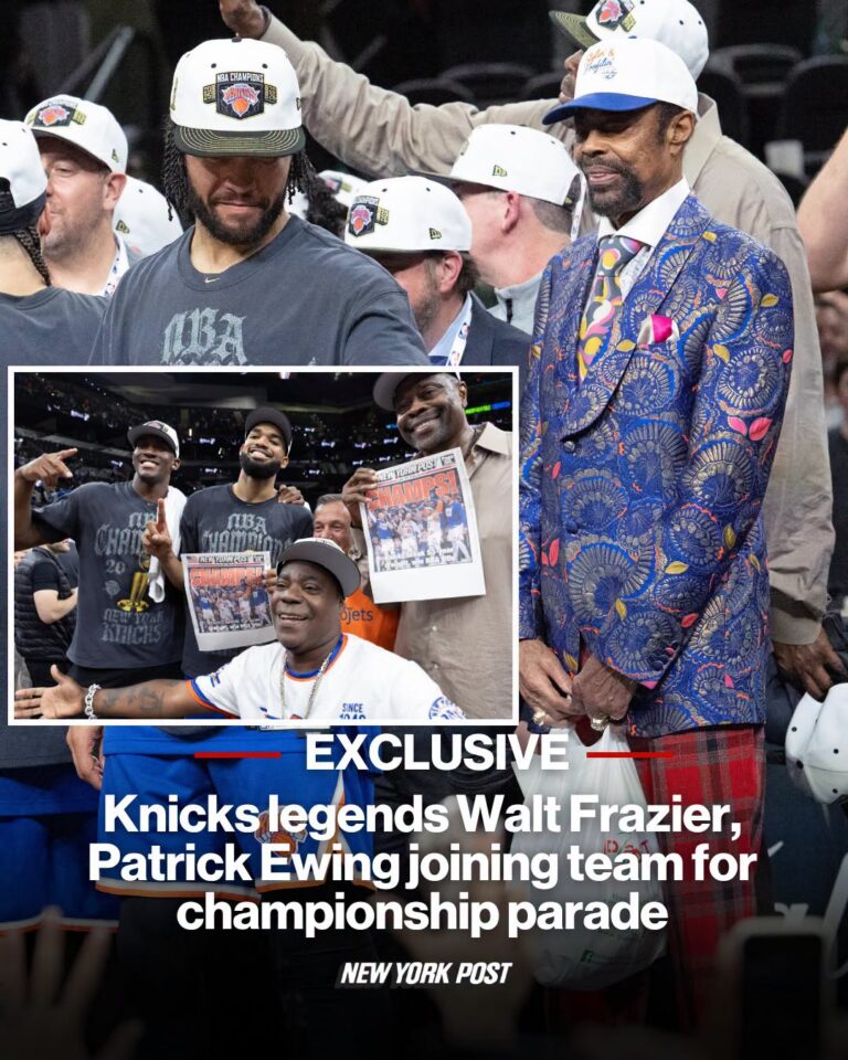 Knicks legends Walt Frazier, Patrick Ewing joining team for championship parade