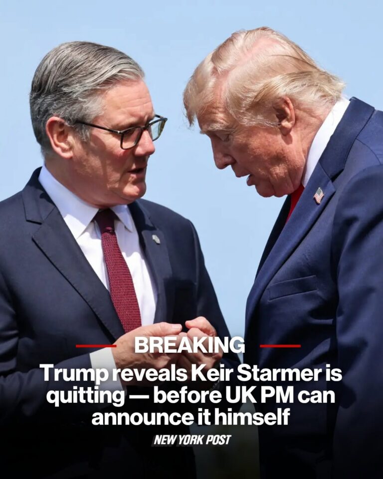 Trump reveals Keir Starmer is quitting — before UK PM can announce it himself