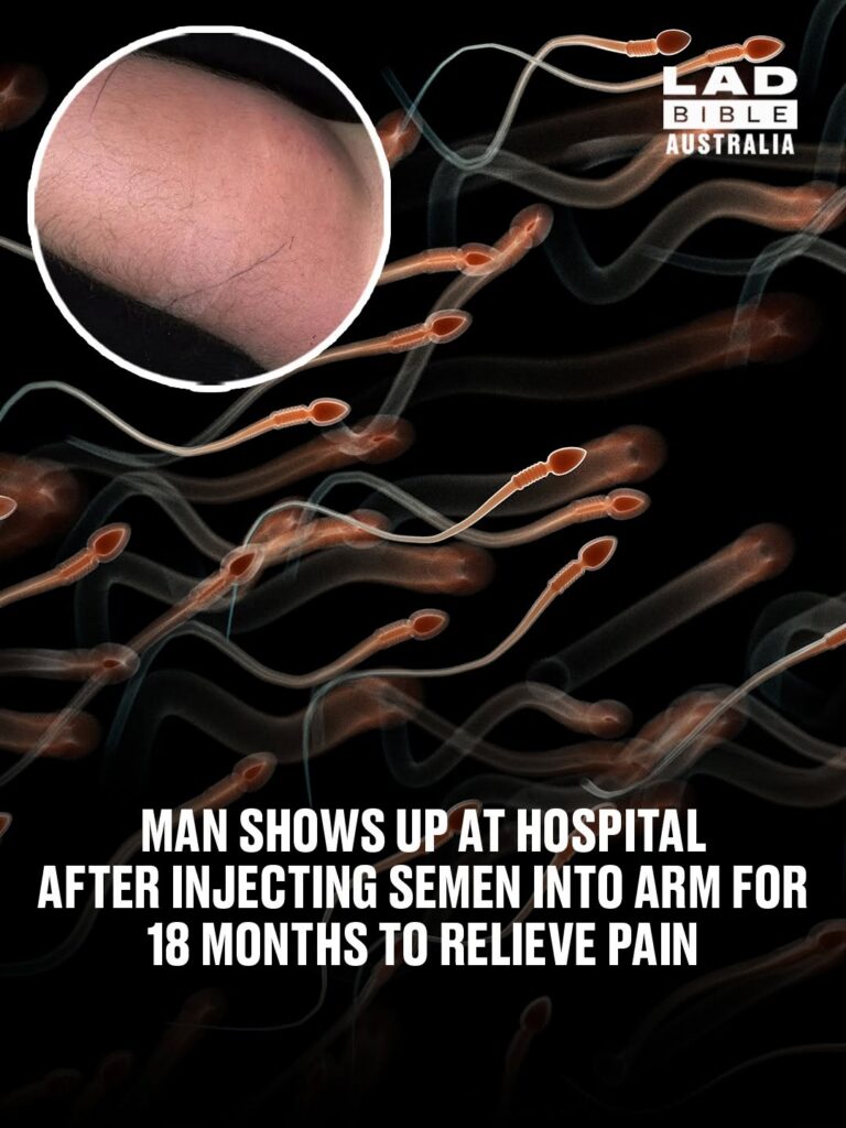 Man turns up at hospital after injecting semen into his arm for 18 months to relieve pain