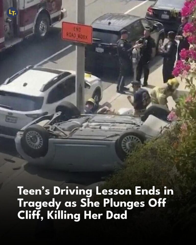 Teen Learning To Drive Accidentally Goes Off Cliff, Killing Her Dad