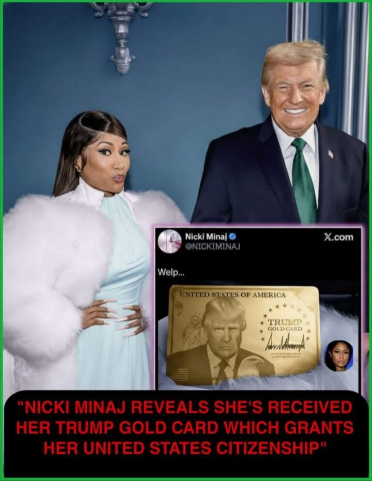 Nicki Minaj and the Viral “Trump Gold Card” Claim — What We Actually Know