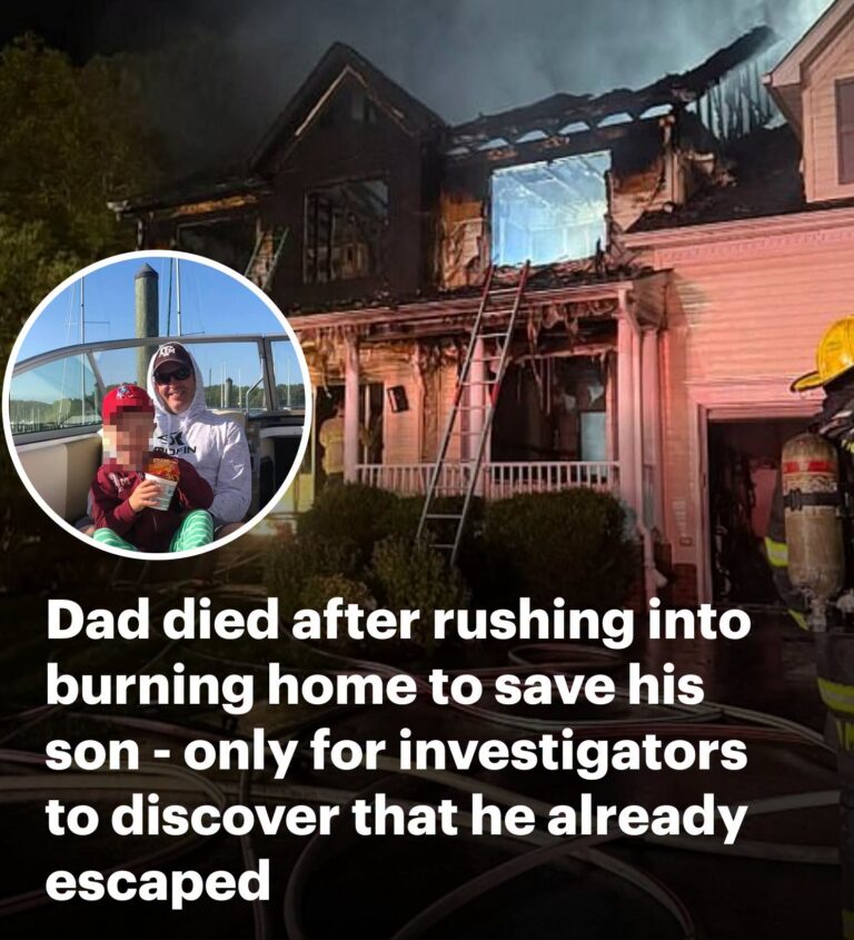 Hero dad died after rushing into burning $800,000 home to save his son, 10… only for investigators to discover that youngster was safely outside the whole time