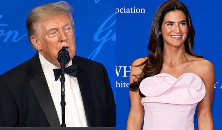 Trump Targets CNN’s Kaitlan Collins During White House Correspondents’ Dinner Speech