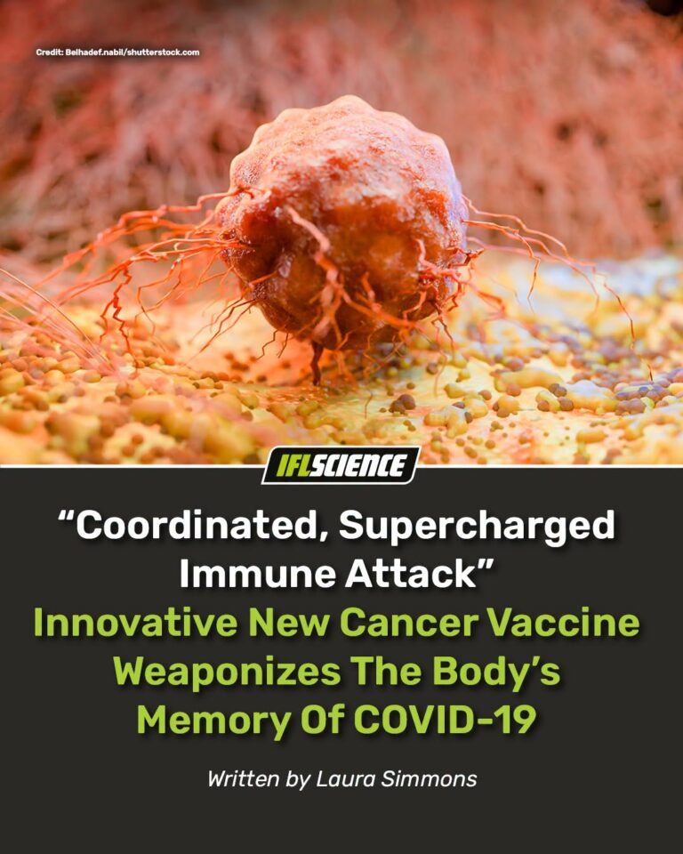 Innovative New Cancer Vaccine Weaponizes The Body’s Memory Of COVID-19 To Mount A “Coordinated, Supercharged Immune Attack”