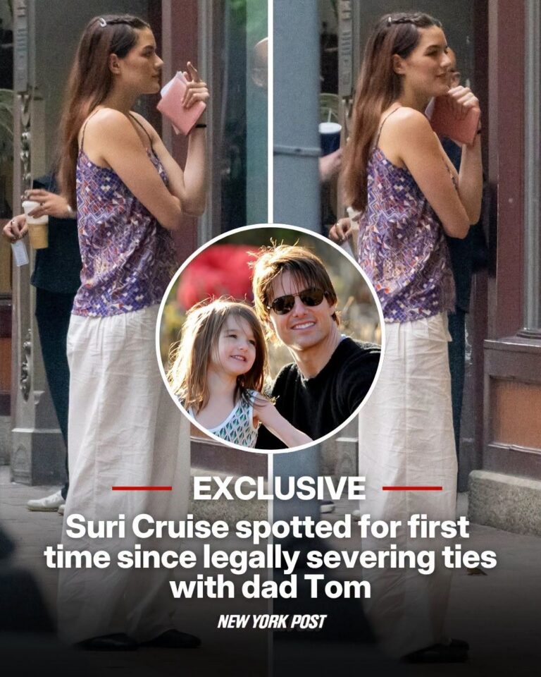 Suri Cruise spotted for first time since legally severing ties with dad Tom
